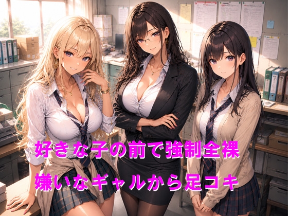 短小包茎は強○性欲管理 好きな子に見られながら嫌いなギャルのおもちゃにされる – Preview 2