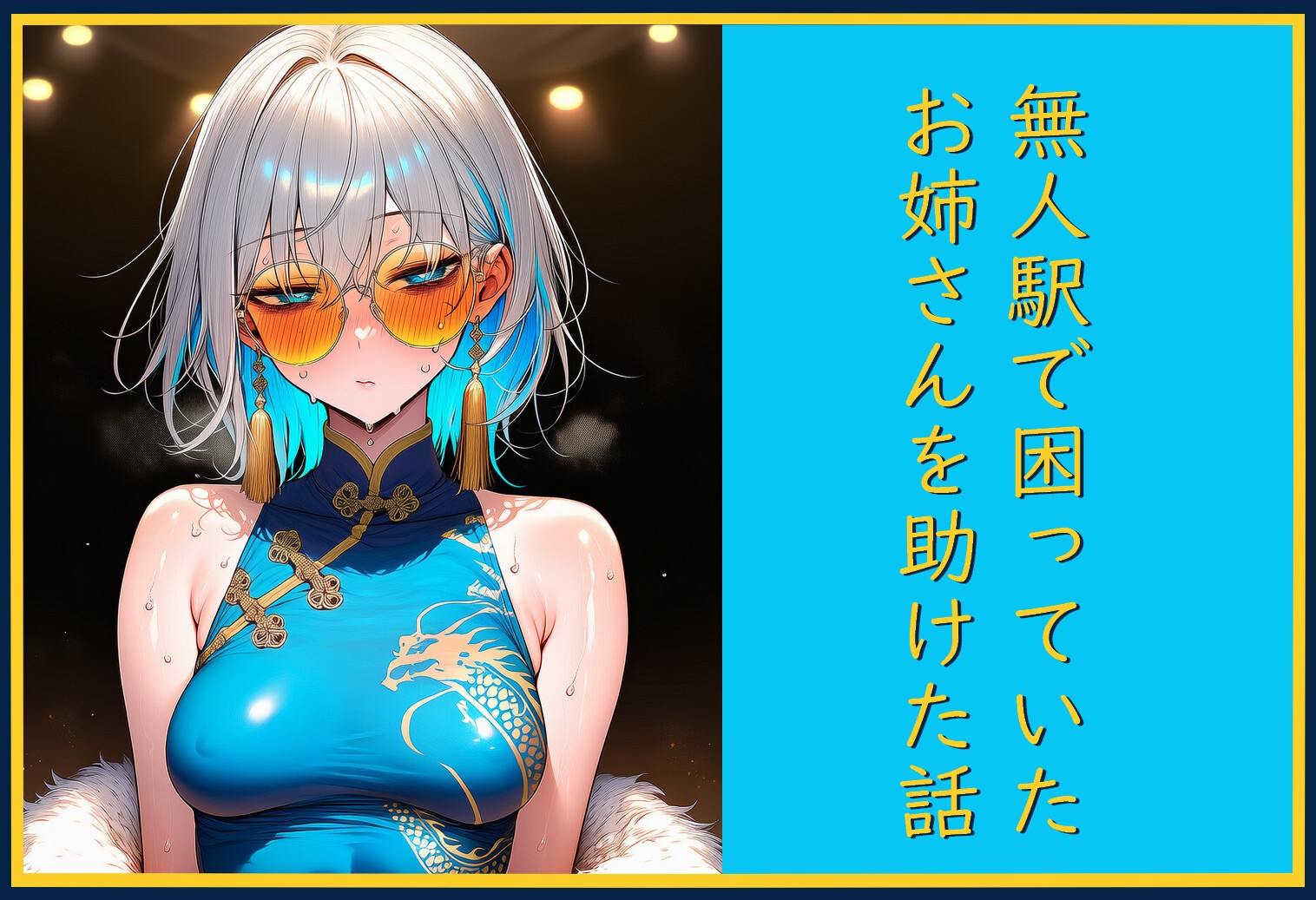 無人駅で困っていたお姉さんを助けた話し