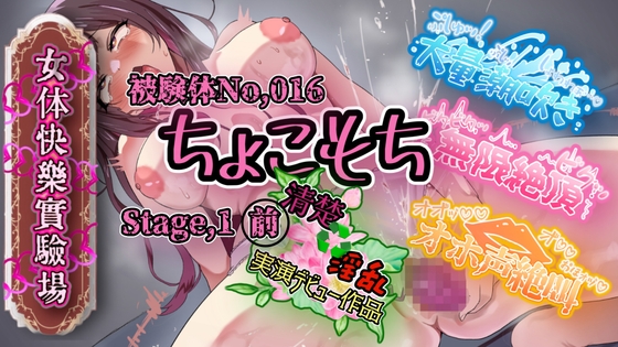 【実演】『女体快楽実験場』 被験体No,016「ちょこもち」Stage,1前編【オホ声】 – main preview