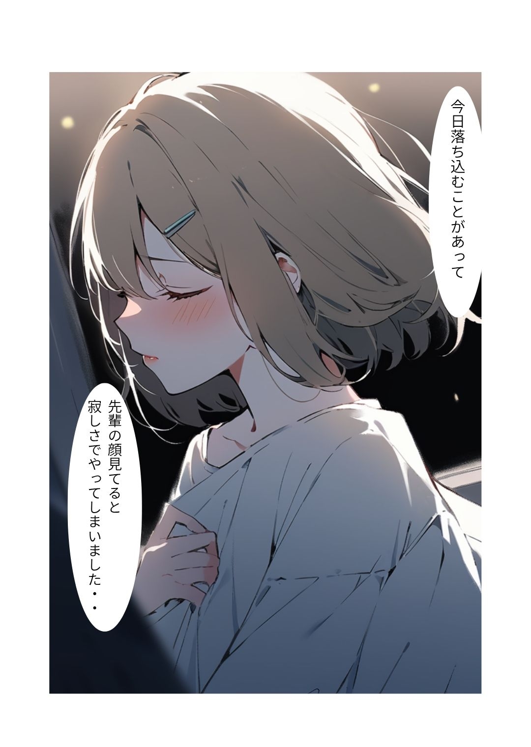 終電逃したぼく(男の娘)は、先輩の部屋で朝まで何度もア〇ル中出しされちゃいました(はーと)