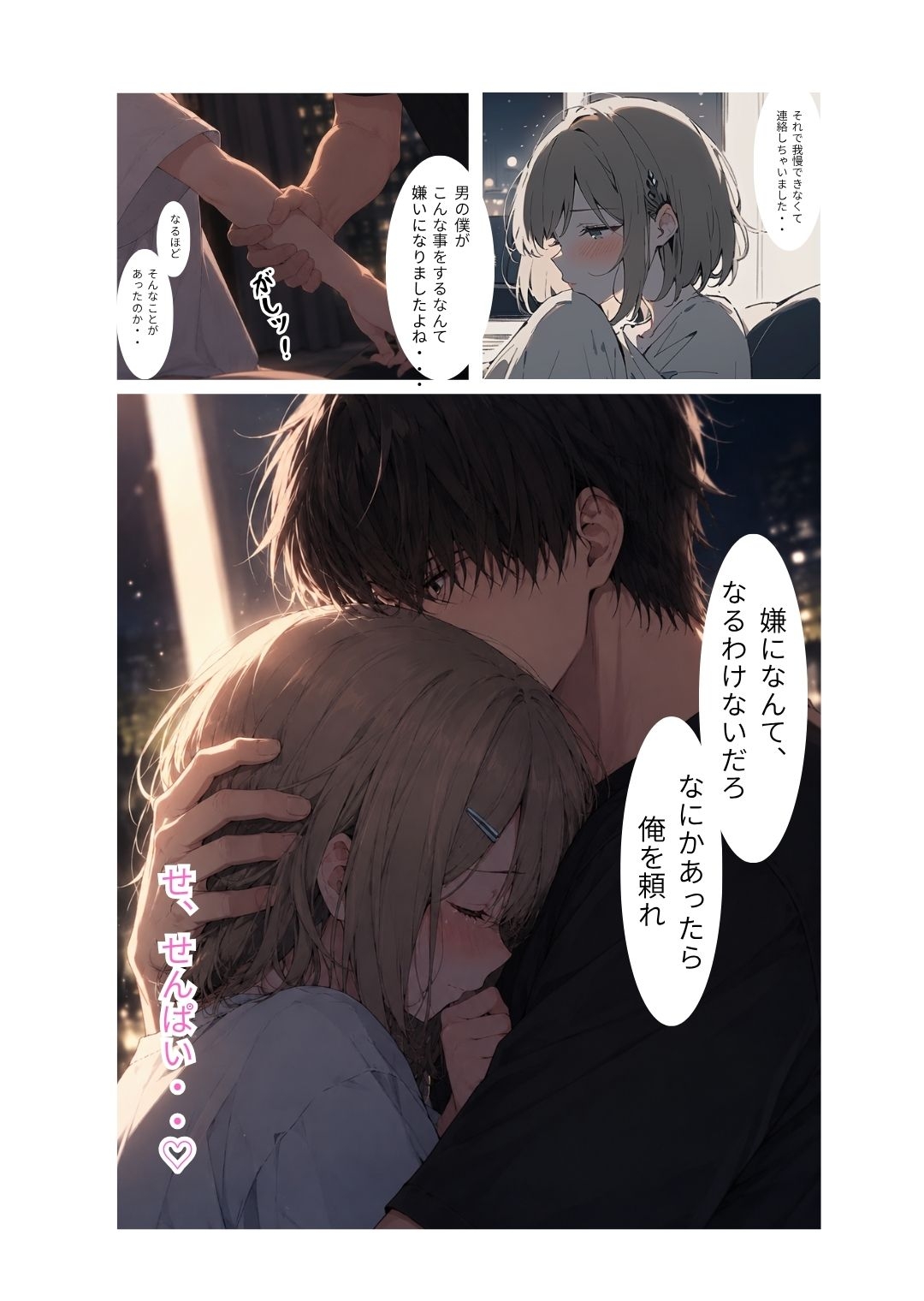終電逃したぼく(男の娘)は、先輩の部屋で朝まで何度もア〇ル中出しされちゃいました(はーと)