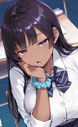 ダウナー系黒ギャルJKはお金を払えば何でもしてくれる♡孕ませ希望のだいしゅきホールドキスハメエッチ♡【✅イラスト特典あり】 – Preview 2