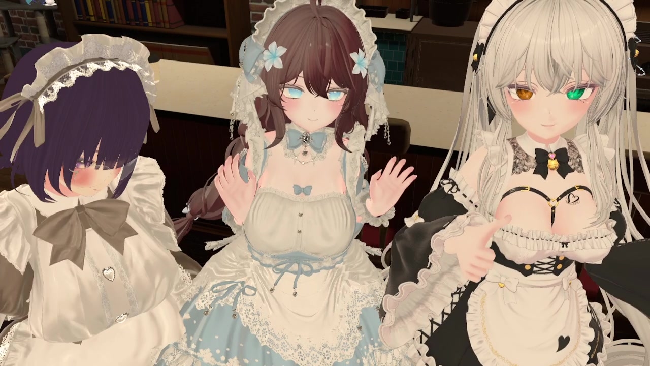 【視聴者参加型】 5/10はメイドの日！ポプロめいどかふぇ【ChilloutVR】 事務乃あんず – Preview 2