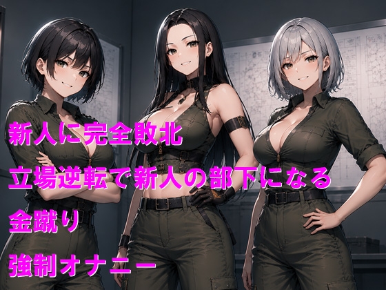 女性特殊部隊配属テスト 新人女性からの金蹴りで完全敗北 – Preview 2