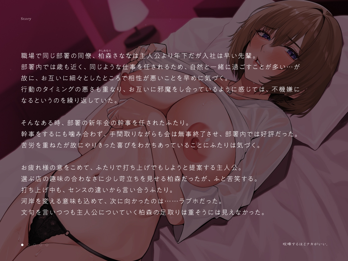 喧嘩するほどナカがいい。〜不仲な同僚と飲んだ勢いで流れックスしたら相性良すぎて困ってます〜 – Preview 4