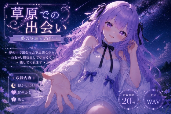 眠れない夜へ。夢の住人ねむの寝かしつけASMR ver3.0 – main preview