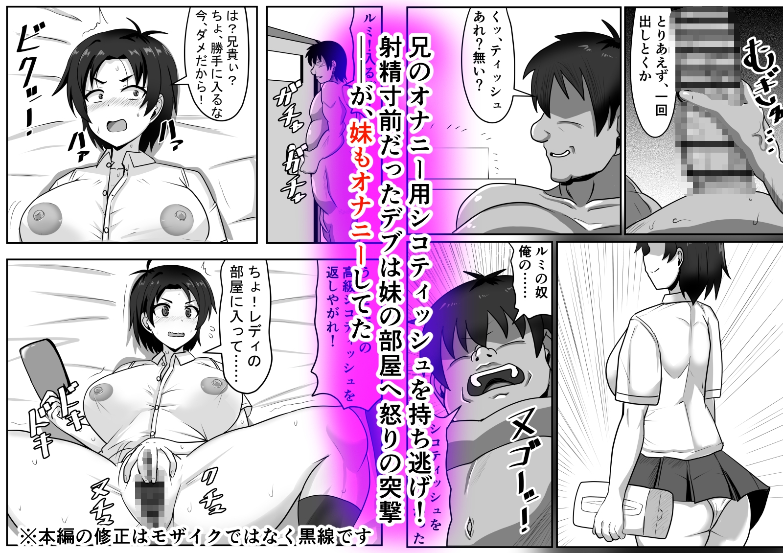 二軍妹と童貞デブ兄貴 – Preview 3
