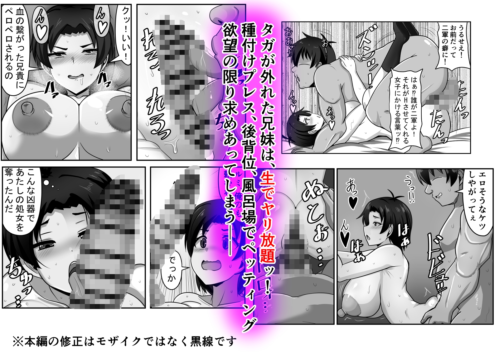 二軍妹と童貞デブ兄貴 – Preview 6