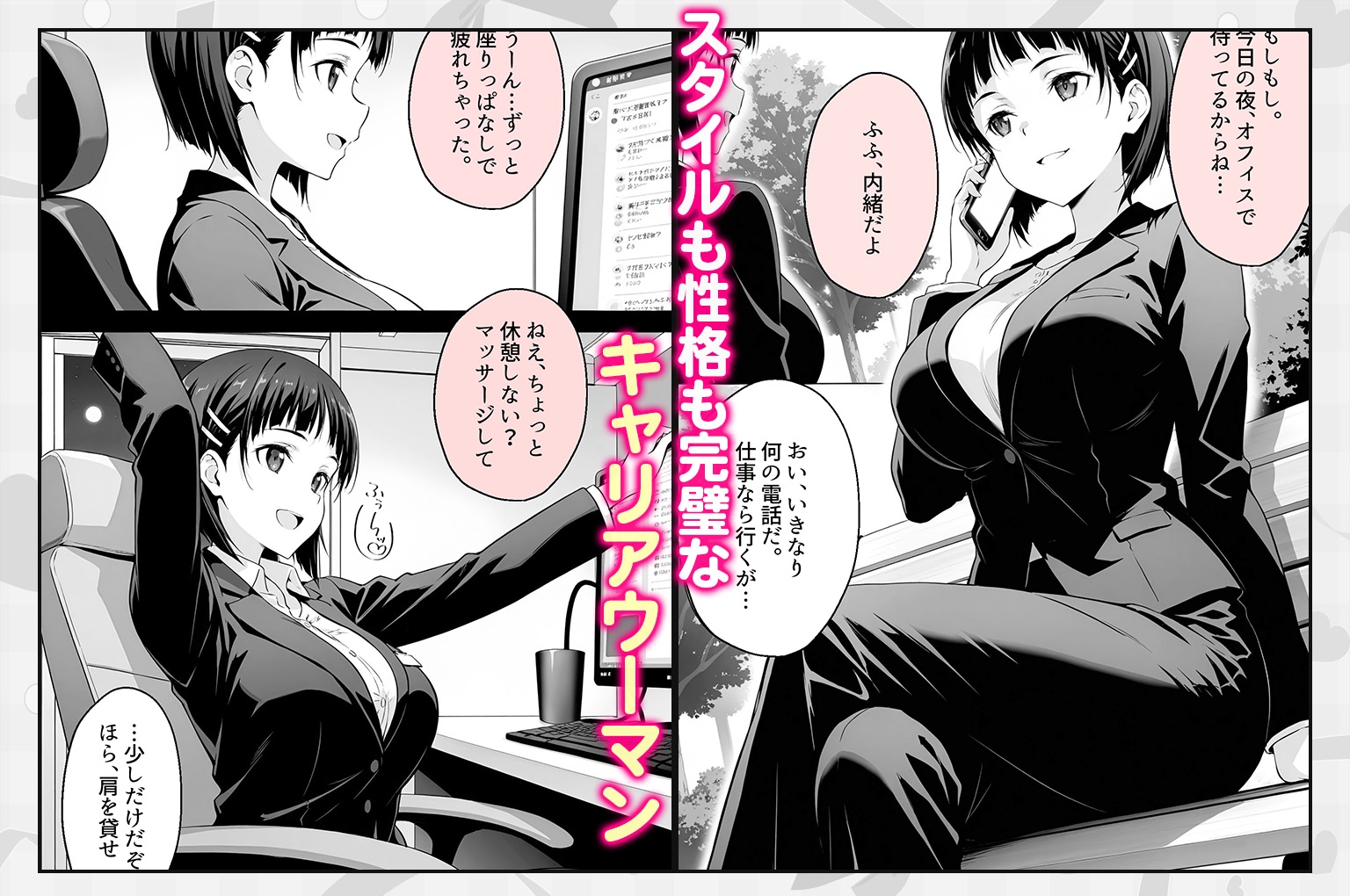 上司と僕の秘密の業務～誰もいないオフィスで禁断の行為をするア直葉さん