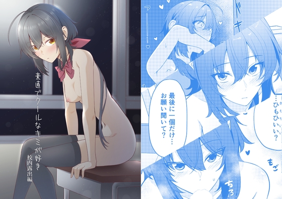 素直でクールなキミが好き 校内露出編 – main preview