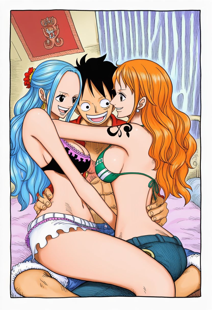 ルフ〇ナ〇ビ〇いちゃいちゃ3P画像集 – Preview 3