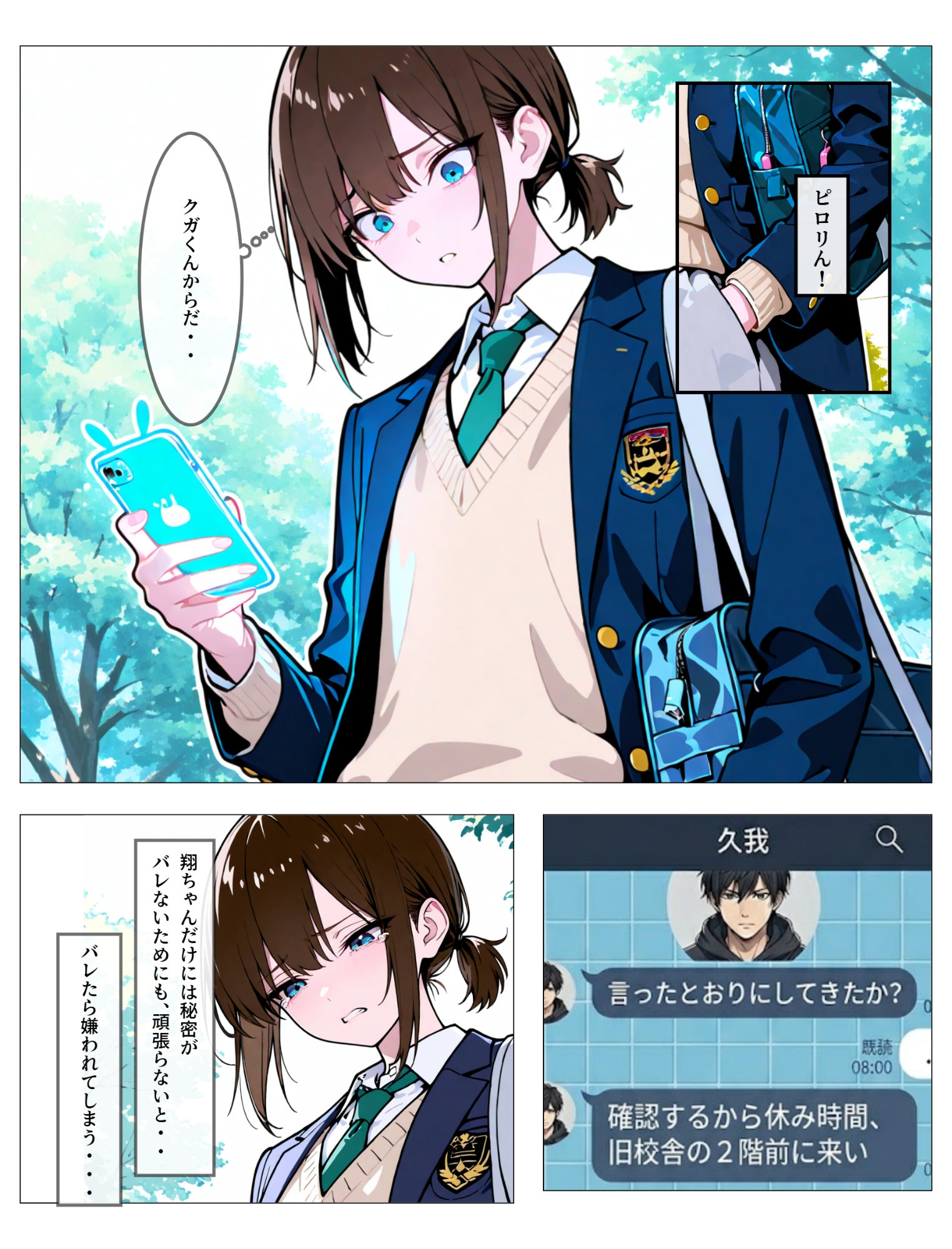 親友への恋心を隠す女装男子の裏垢がバレた日、その後