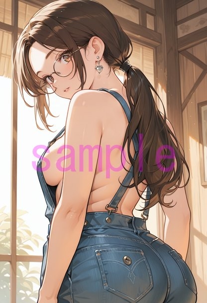 裸オーバーオールの女の子に見下していただく画像集 – Preview 2