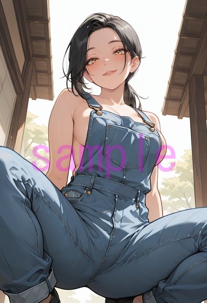 裸オーバーオールの女の子に見下していただく画像集 – Preview 11