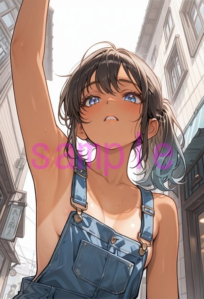 裸オーバーオールの女の子に見下していただく画像集 – Preview 4
