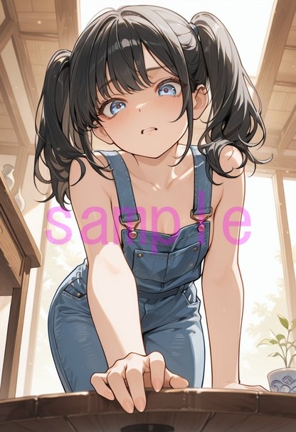 裸オーバーオールの女の子に見下していただく画像集 – Preview 5