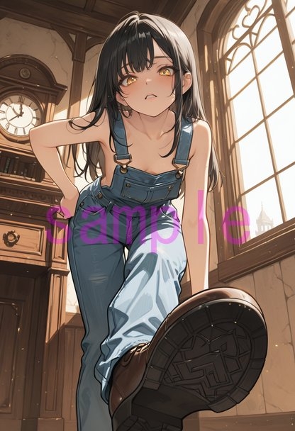 裸オーバーオールの女の子に見下していただく画像集 – Preview 7