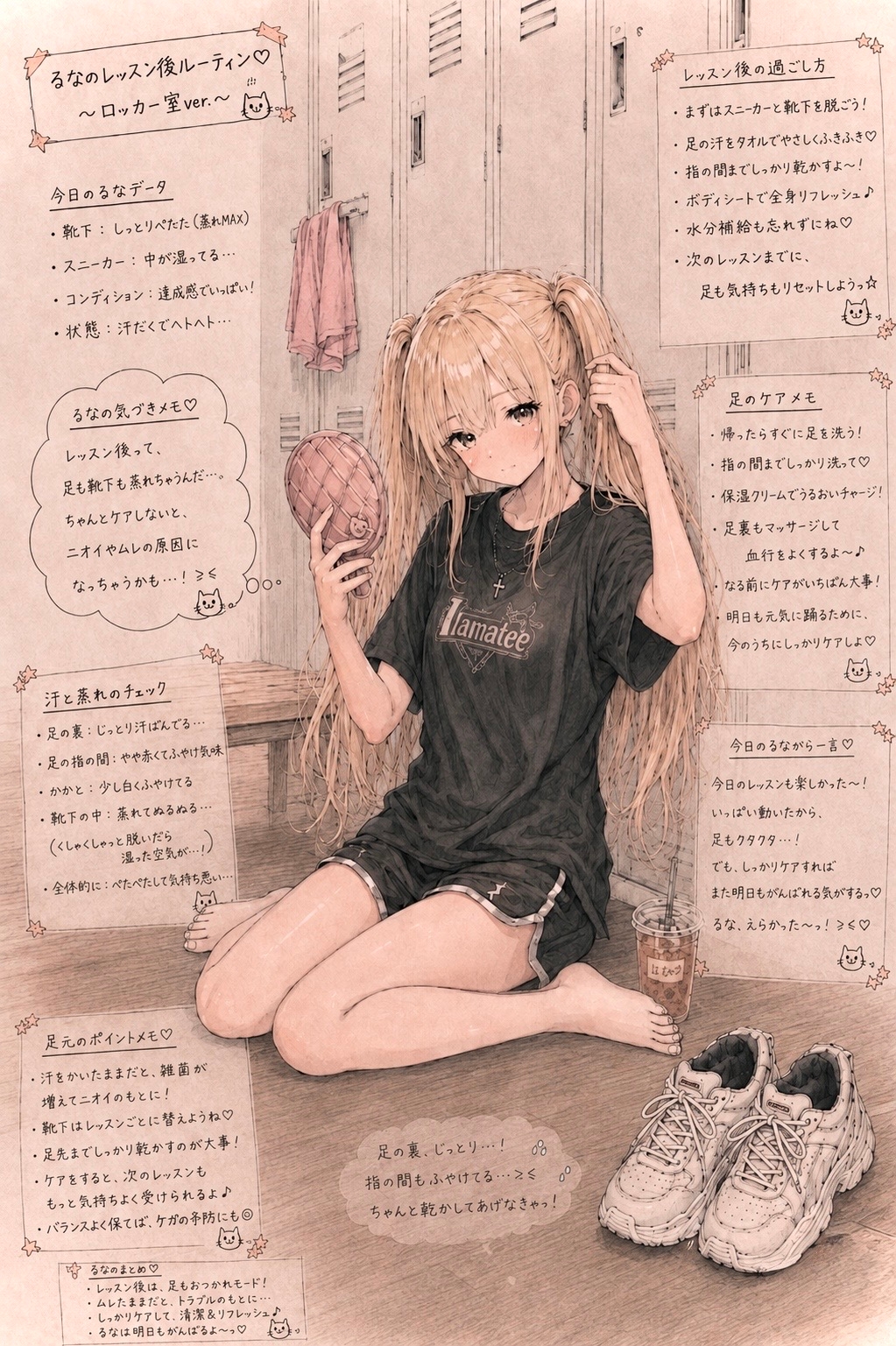 AQUARISE × Foot Labo〜るなのメイク〜