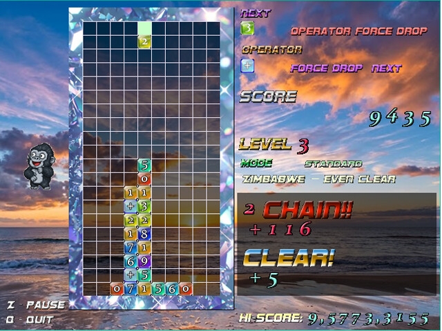 嗚呼 電卓インベーダー的 落ち物ゲーの様な GAME – Preview 4