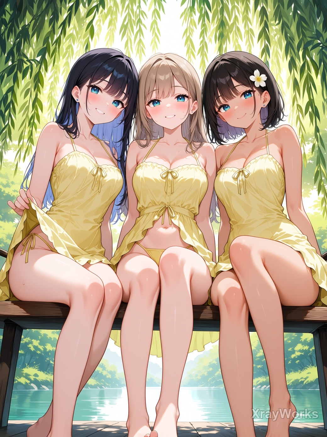 木漏れ日の秘密 ～白ワンピ美少女のチラリズムCG集～ 全119枚 – Preview 7