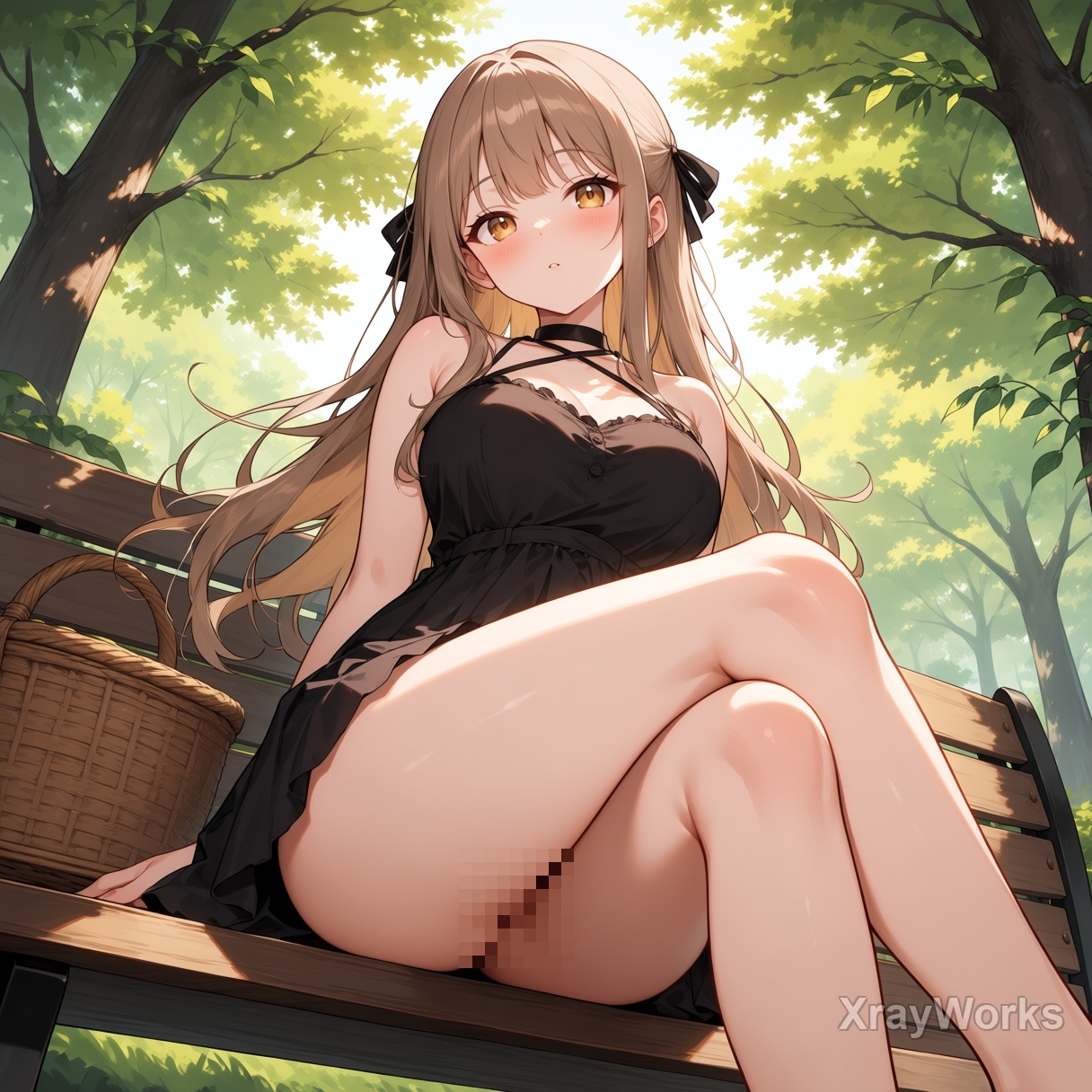 木漏れ日の秘密 ～白ワンピ美少女のチラリズムCG集～ 全119枚 – Preview 10