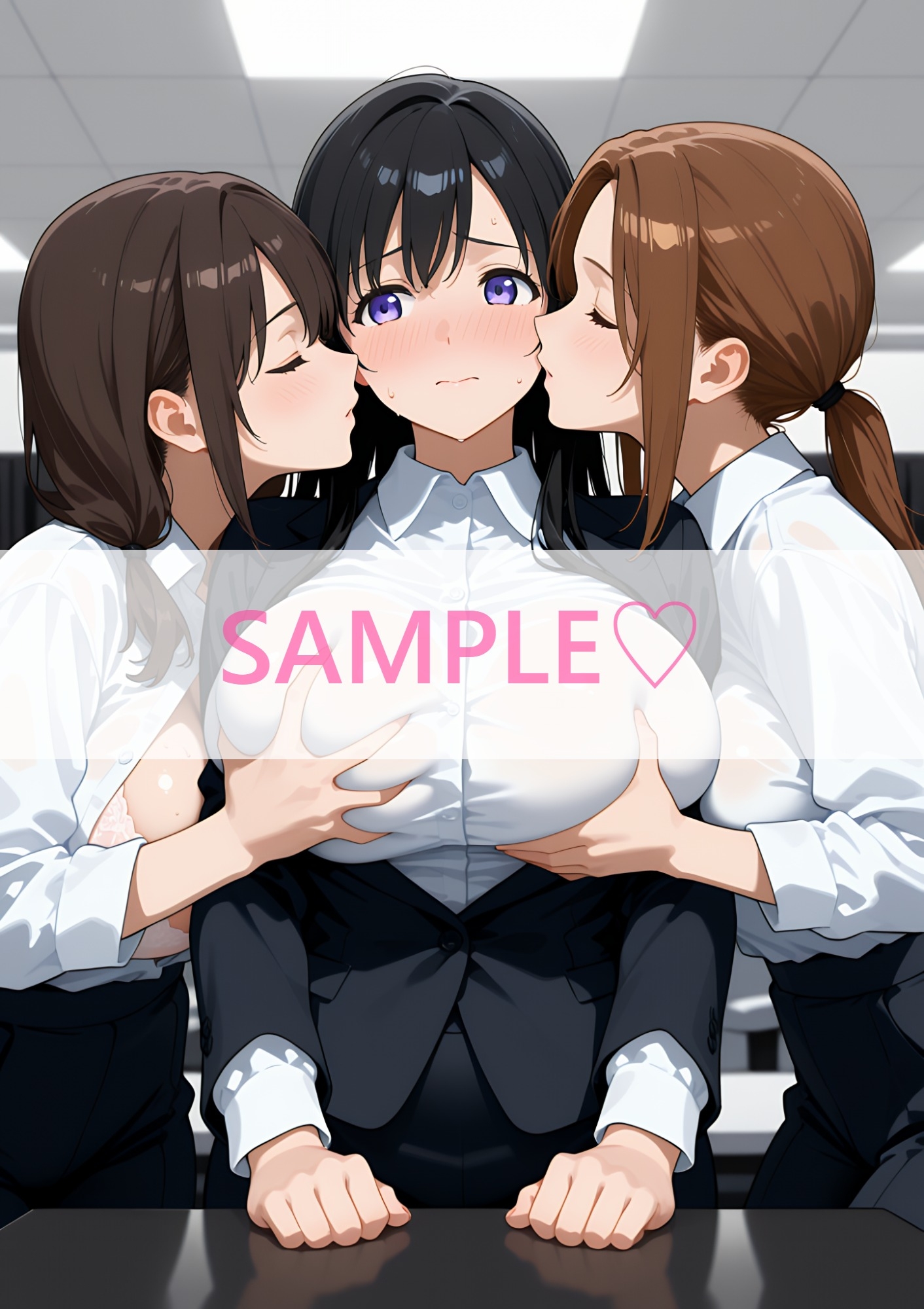 巨乳ハーレム！就活生のおっぱい採用試験 ～会社説明会で一番エッチな娘が内定もらうまで～ – Preview 5