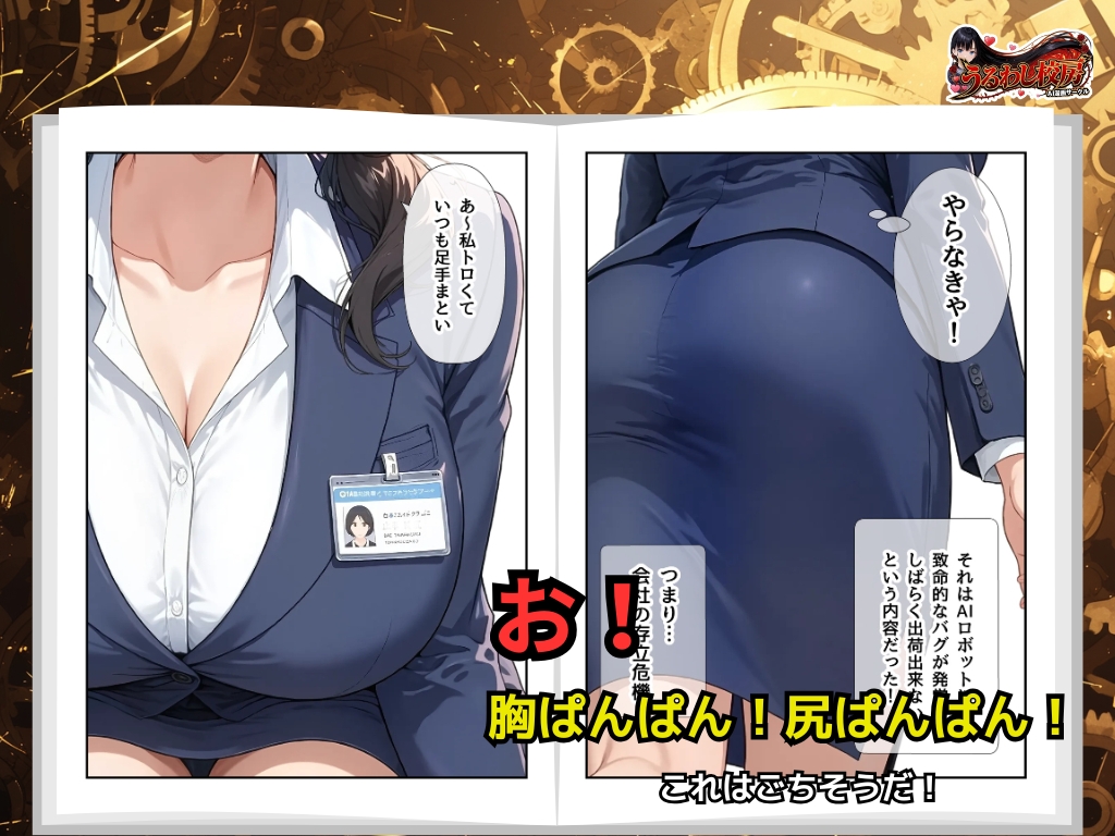 バグAIドールの代わりに！ おっとり受付嬢がご主人様を完璧に搾精します – Preview 3
