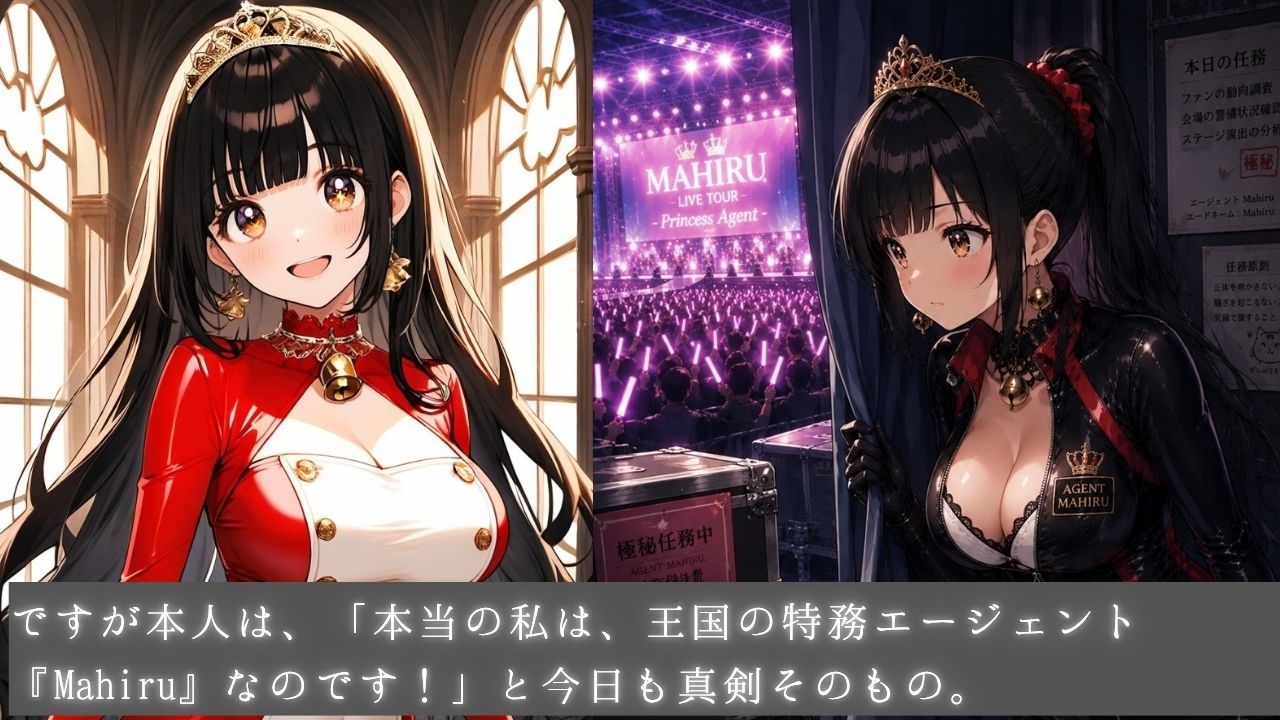 清純プリンセスの裏側 姫カットアイドル姫まひるの密着ファンサ ～レザースーツ姿で押しかけてきたプリンセス～ – Preview 5