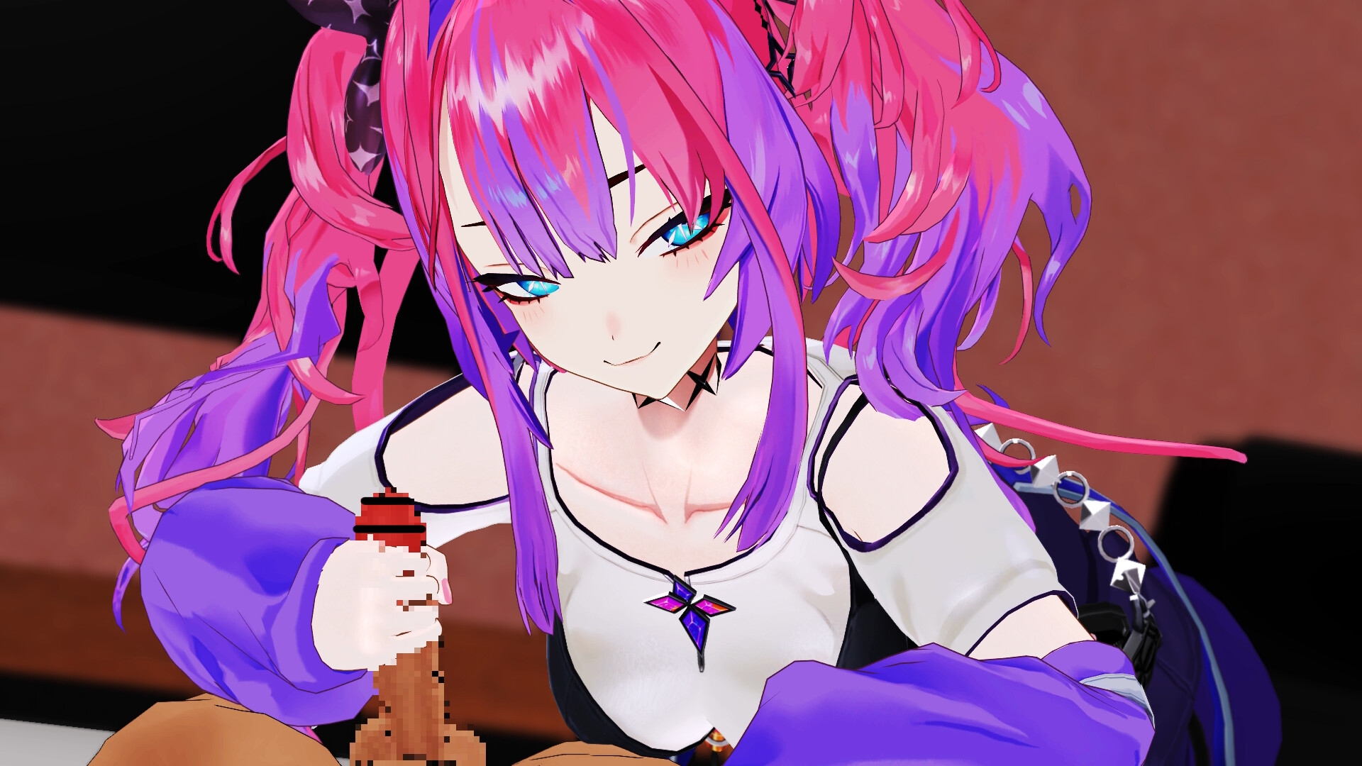 綺〇羅〇ヴ〇ヴ〇 しこしこぴゅっぴゅ♡手コキ動画セット – Preview 3