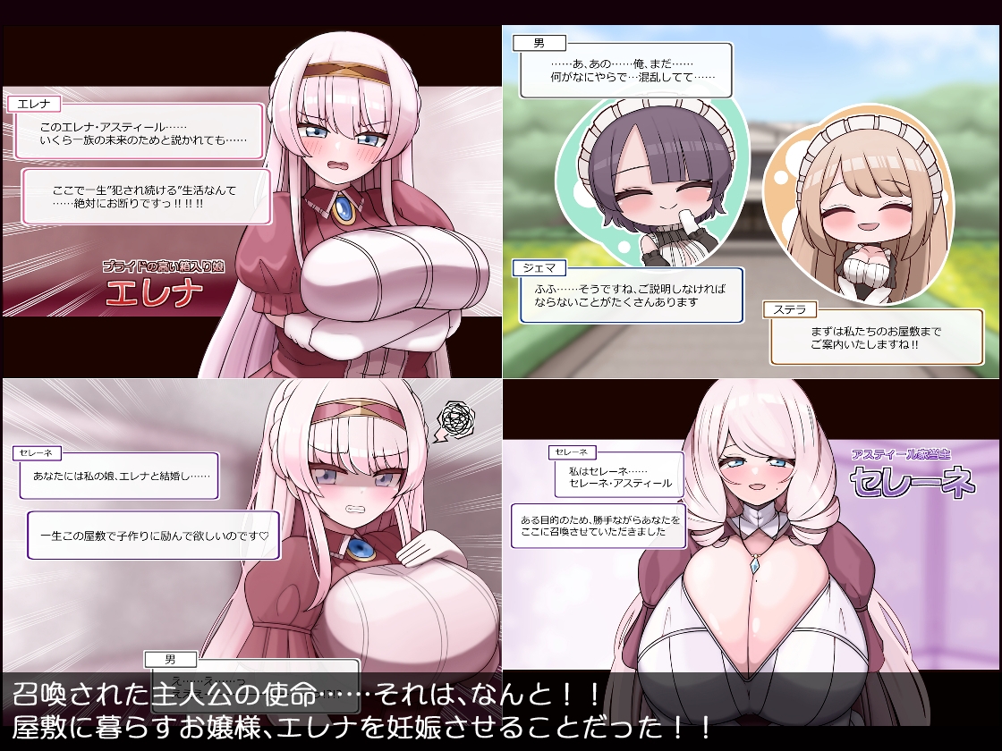 爆乳令嬢とむちむちメイド ハラマセ懇願ハーレム生活 – Preview 3