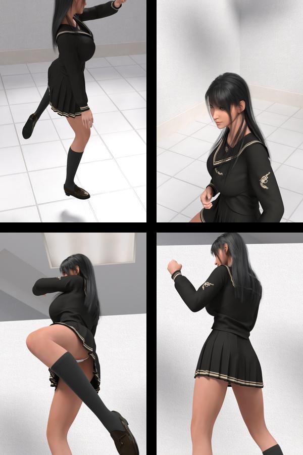 才色兼備の万能女性格闘家 霧島 愛唯の陸上競技モデル風写真集JK’26_01 – Preview 2