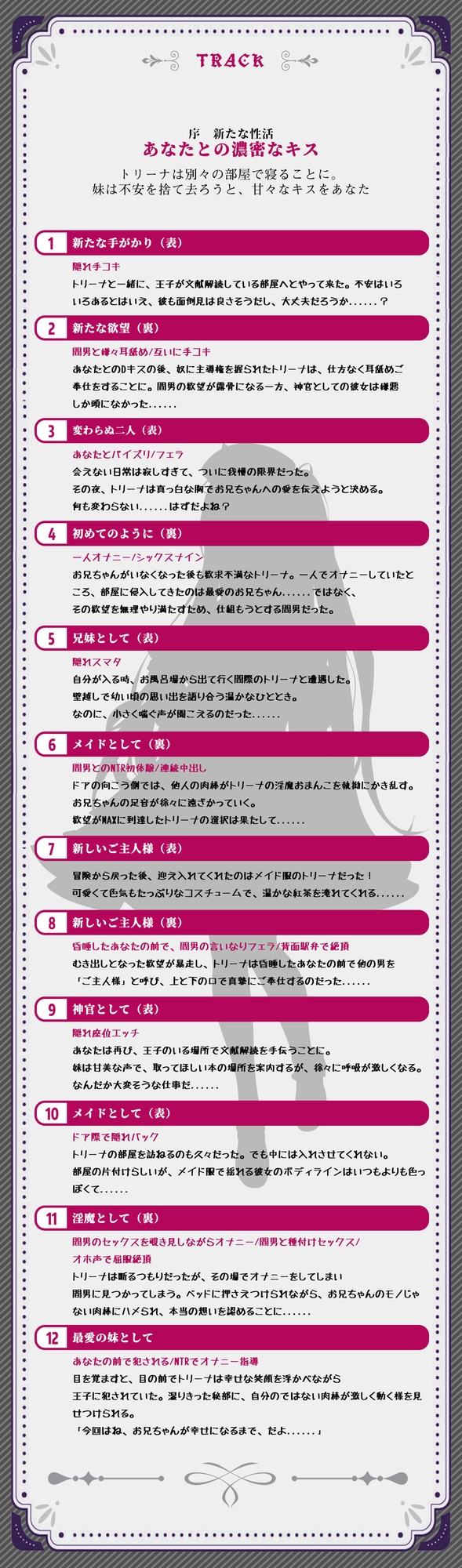 ⭐️自社製音声プレーヤー付き⭐️淫魔に墜ちゆく妹神官～愛する妹が間男の性処理オナホになるまで～
