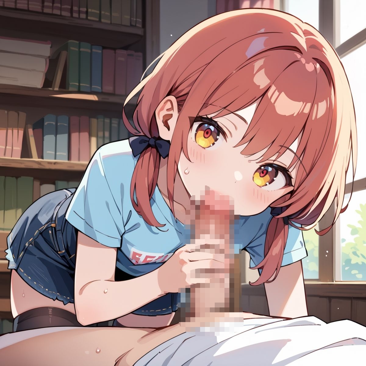 夏休み、図書館の静寂に溶ける2人の秘密page.6 – Preview 4
