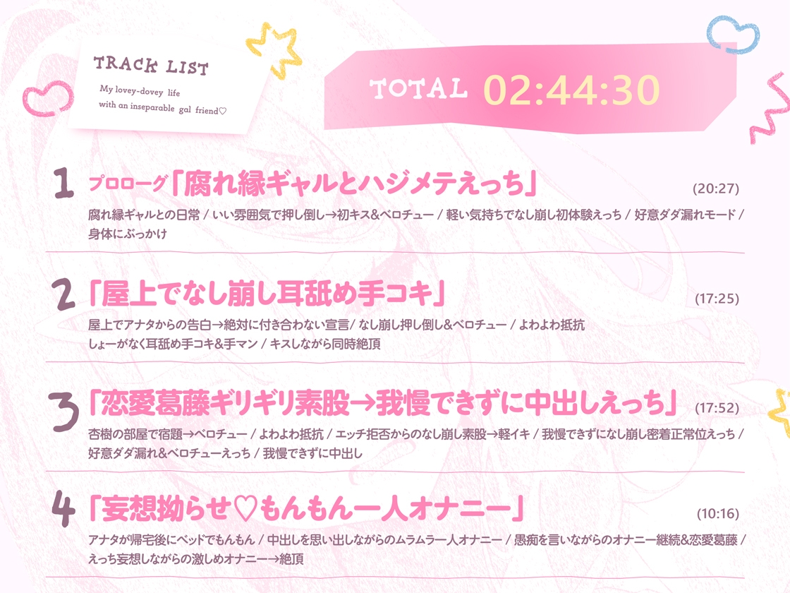 「絶対に、アンタとは付き合わないから。」腐れ縁ギャルとなし崩し葛藤えっち←→完全デレ堕ち好き好き攻略えっち♡【好意ダダ漏れ&よわよわ抵抗♡】