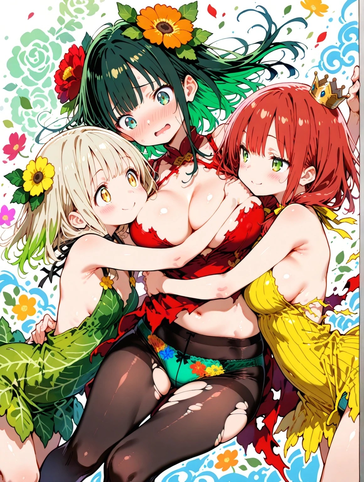 黒タイツ美少女イラスト集10モン娘編2