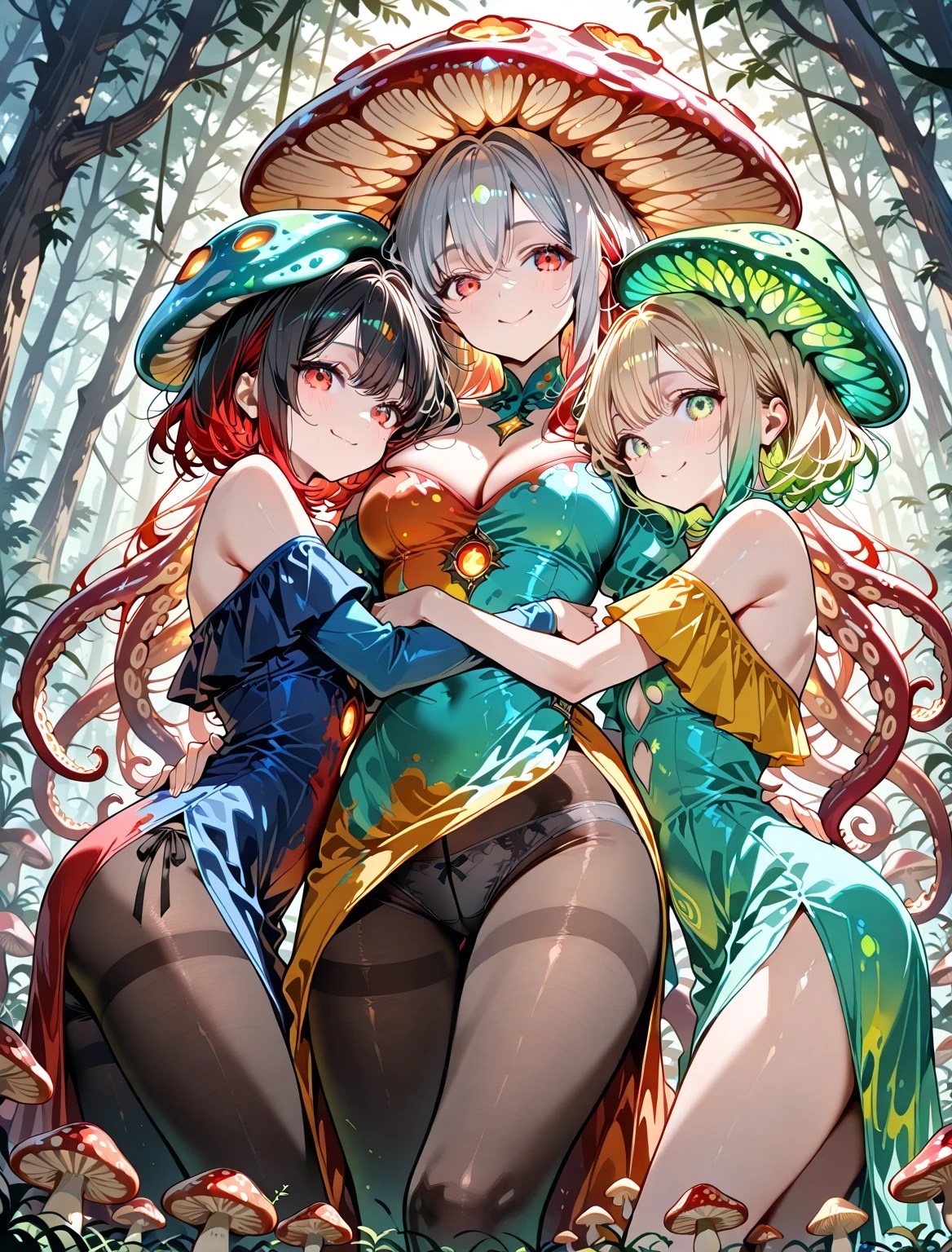 黒タイツ美少女イラスト集10モン娘編2