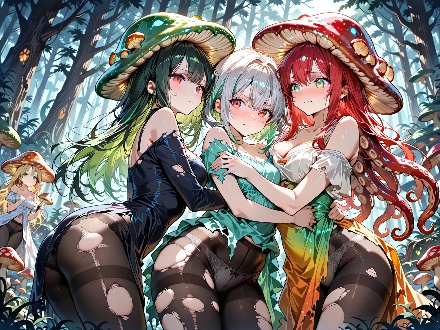 黒タイツ美少女イラスト集10モン娘編2