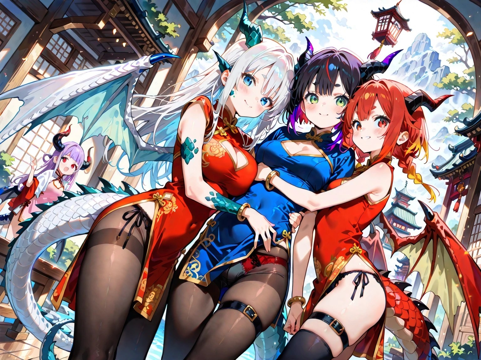 黒タイツ美少女イラスト集10モン娘編2