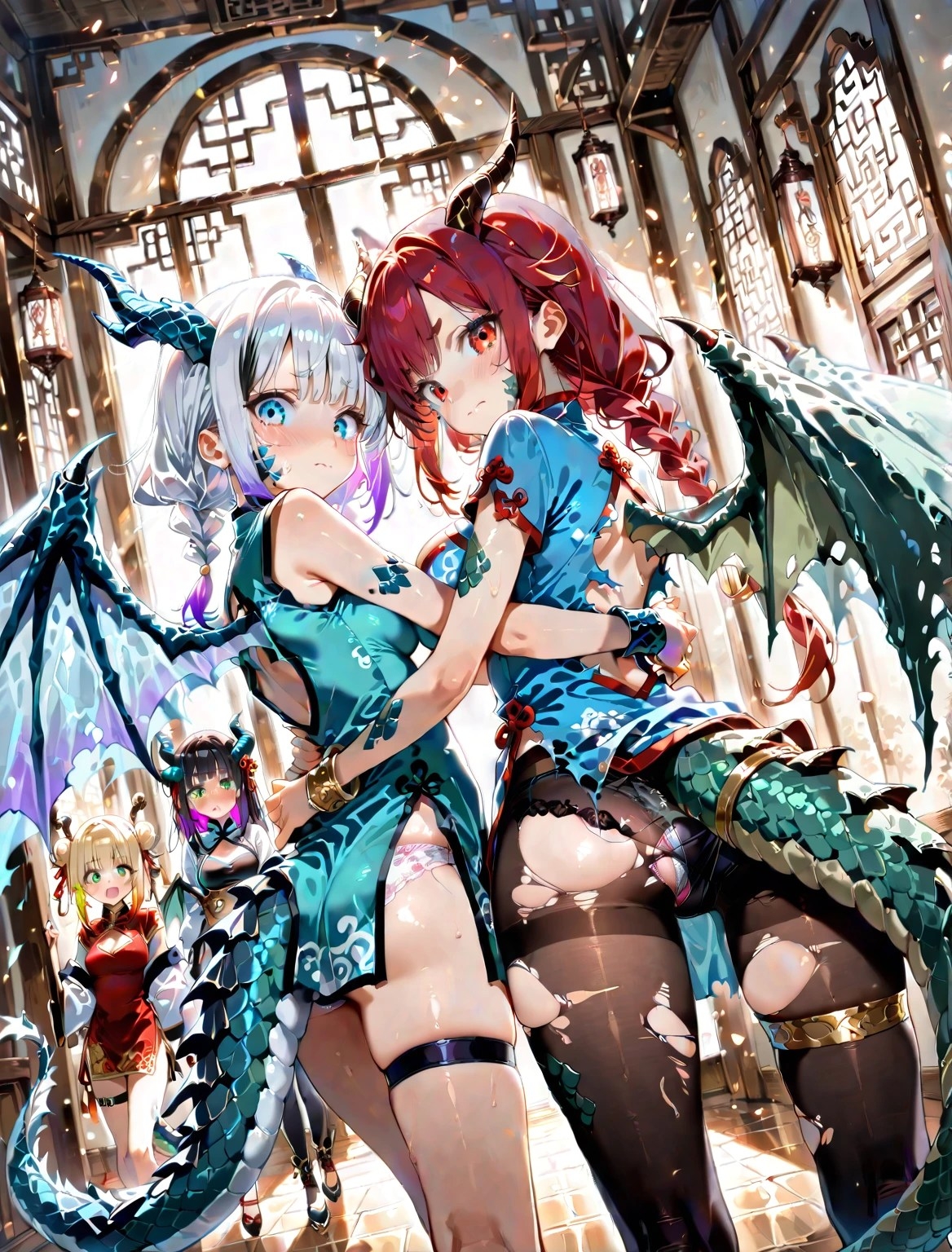 黒タイツ美少女イラスト集10モン娘編2
