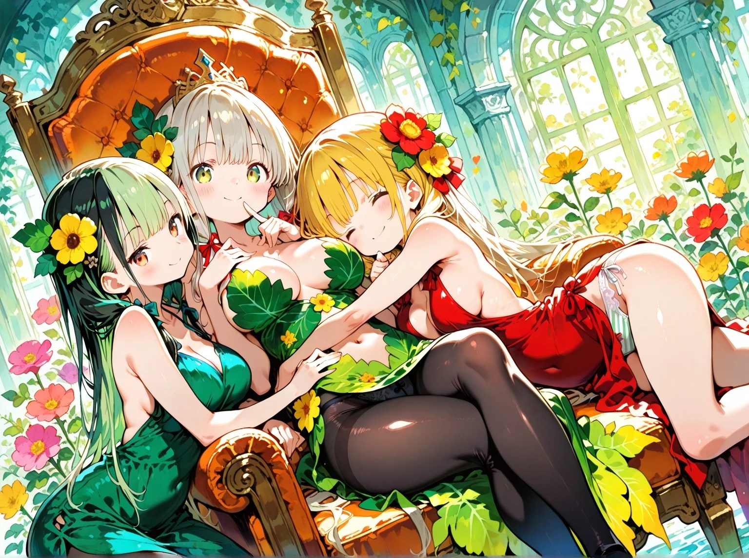 黒タイツ美少女イラスト集10モン娘編2