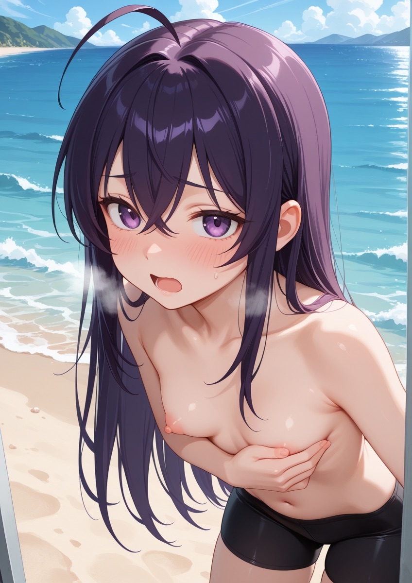 特殊性癖シリーズ『No.15』 ビーチで女の子が男水着チャレンジするやつPart2