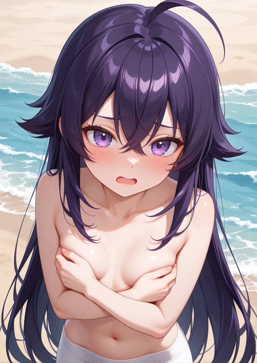 特殊性癖シリーズ『No.15』 ビーチで女の子が男水着チャレンジするやつPart2