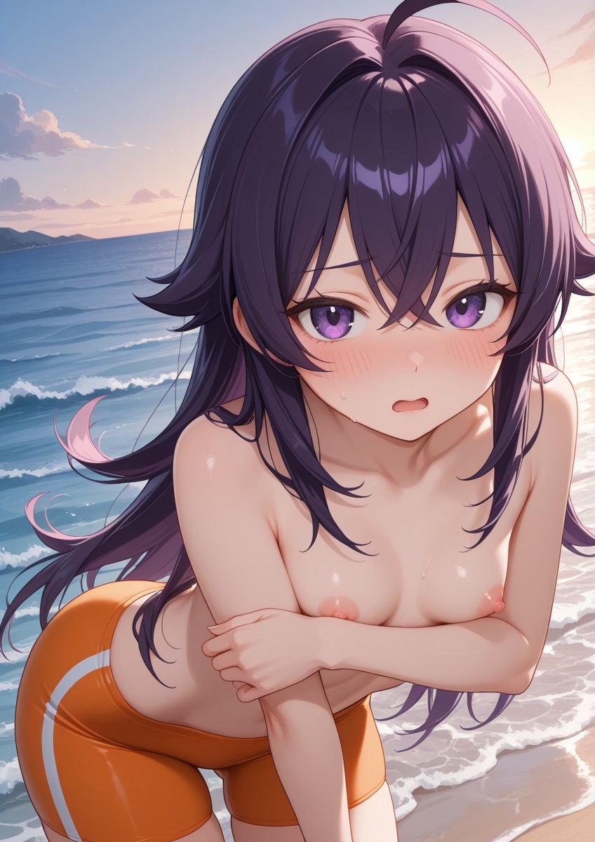 特殊性癖シリーズ『No.15』 ビーチで女の子が男水着チャレンジするやつPart2