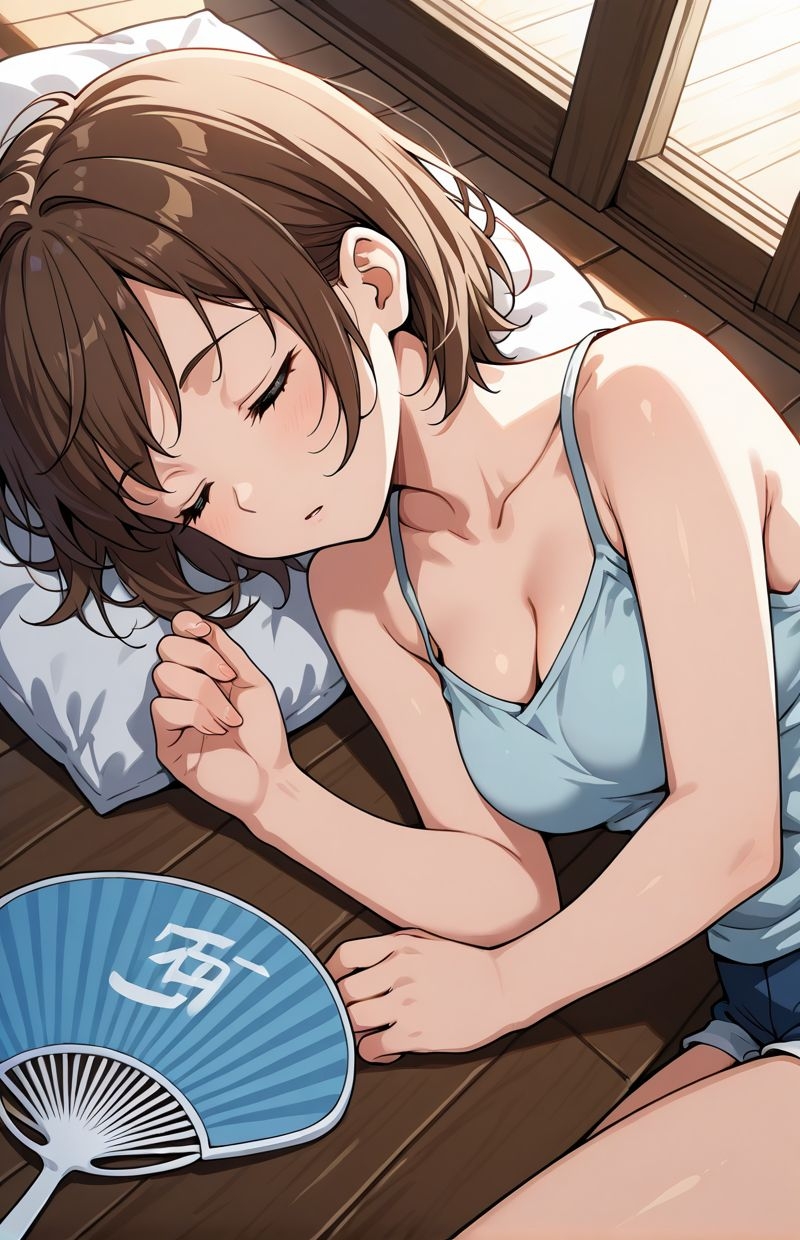 田舎に里帰りした夏休みー暇を持て余した僕は幼なじみと毎日理性ぶっ飛び汗だく交尾