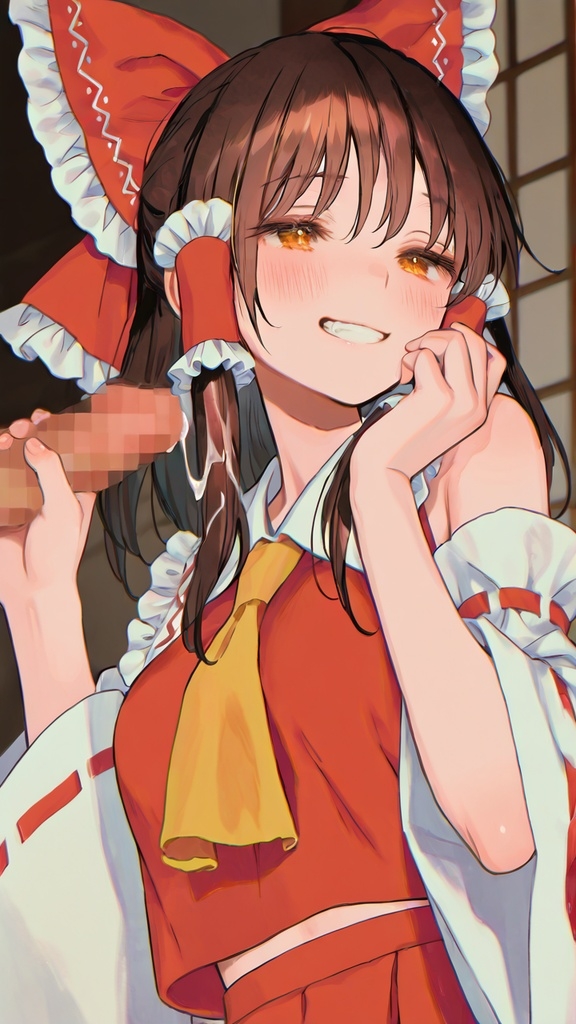 東方Project 博麗霊夢 手コキとセックス集(132枚)