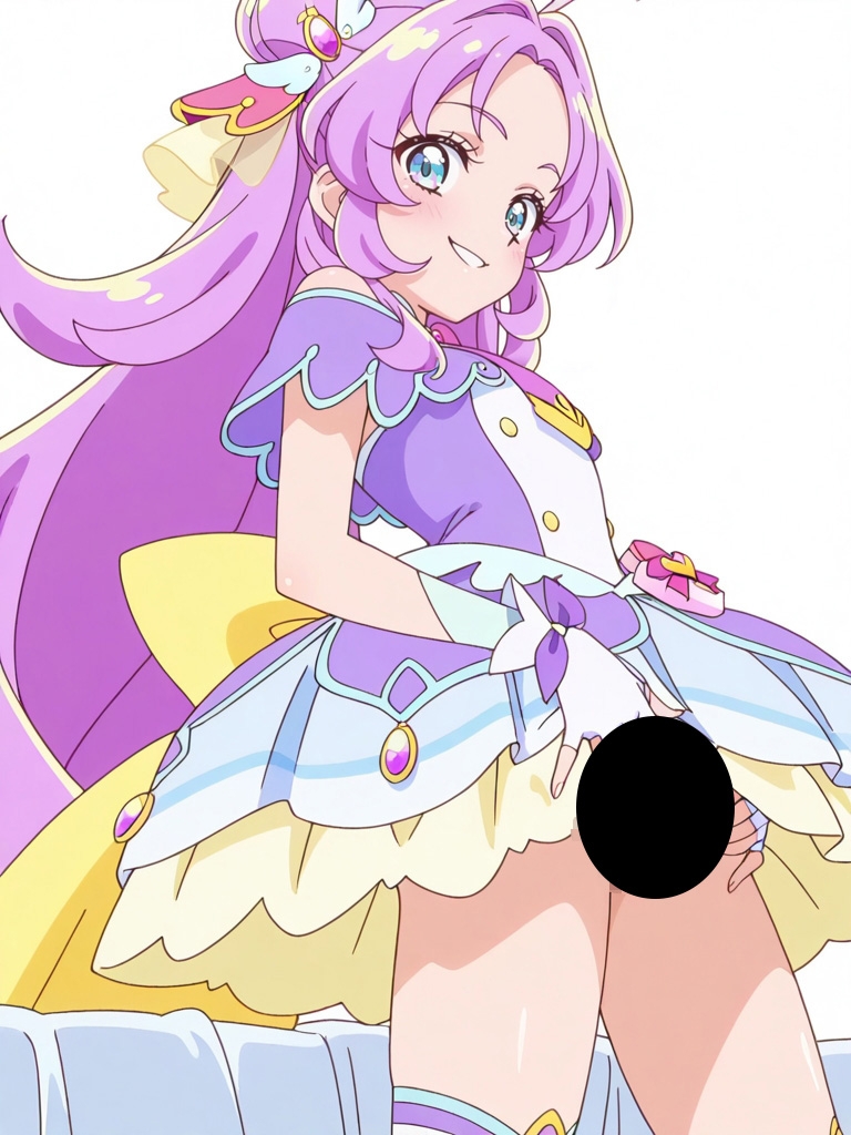 『名探偵プリキ◯ア』ヒロイン脱がしてみた ムキムキ色黒モブ○ スマホでも見やすい縦型 シチュエーション&クオリティ厳選480枚！