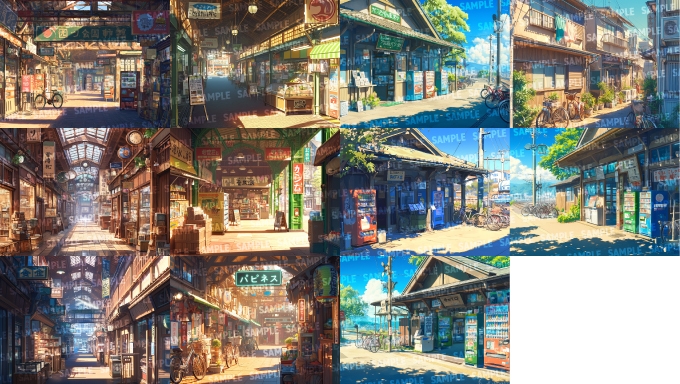 【背景295枚】昭和風|差分あり