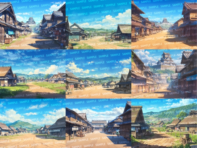 【背景180枚】江戸風|差分あり
