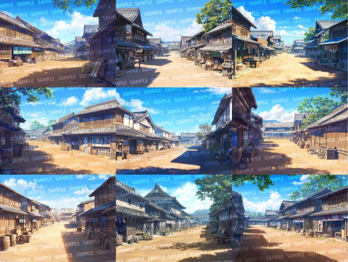 【背景180枚】江戸風|差分あり