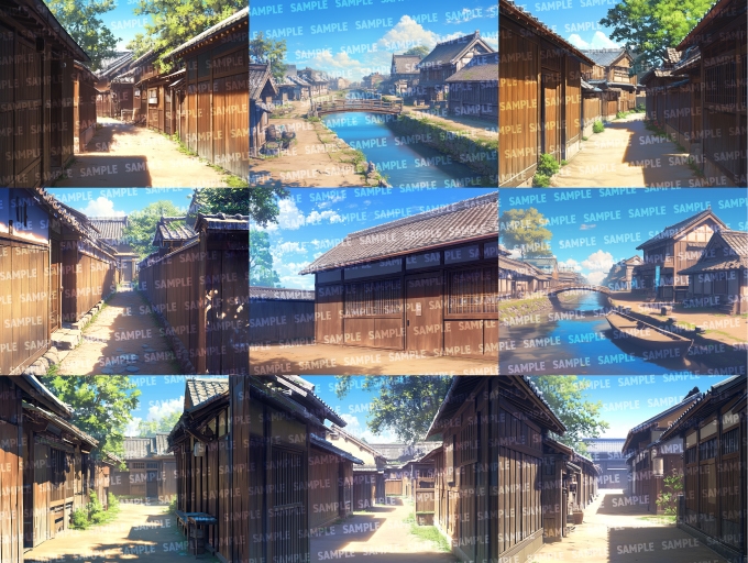 【背景180枚】江戸風|差分あり